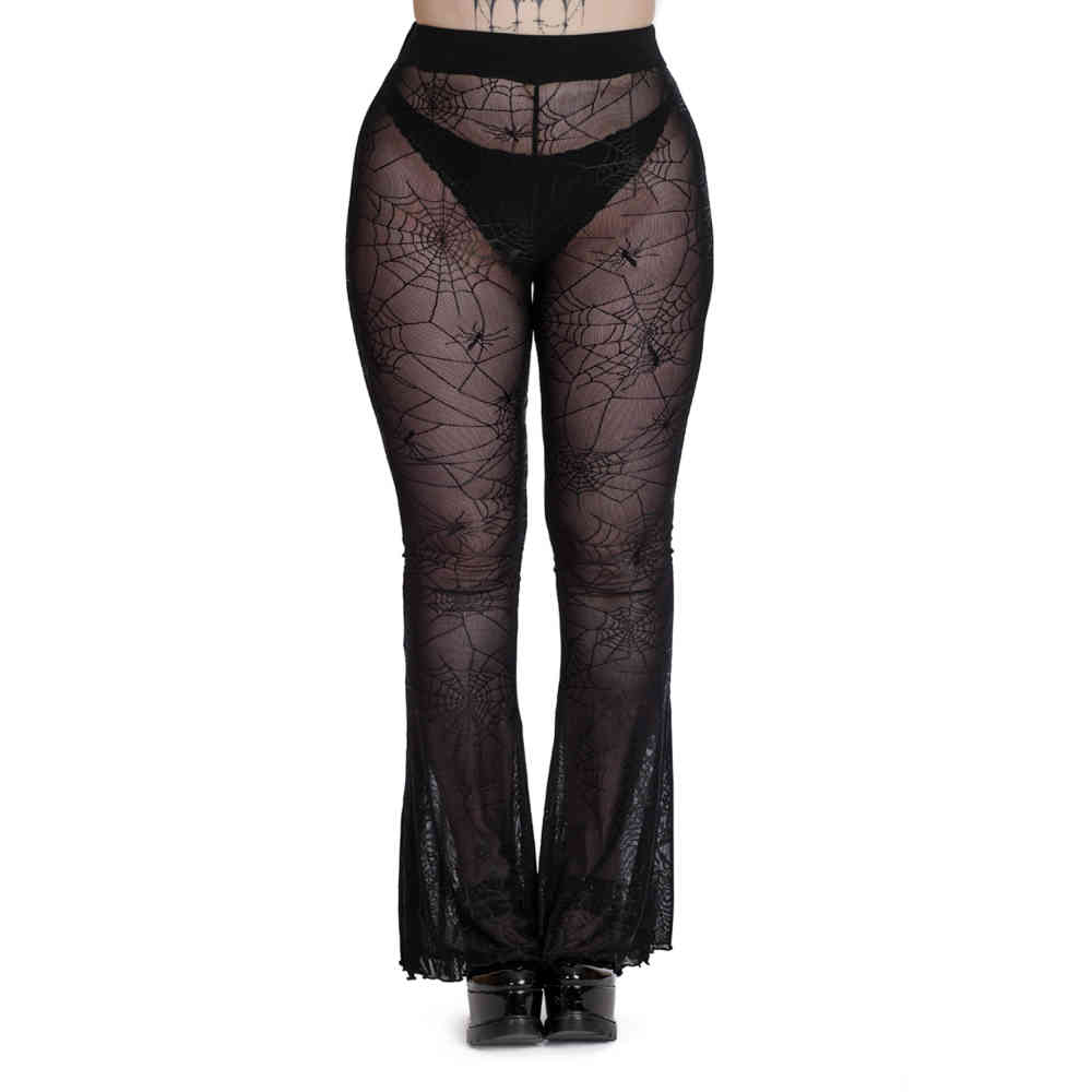 Banned - Noir Nirvana Flare Flared trousers - Black